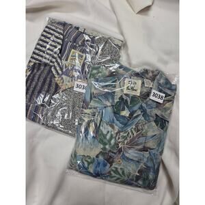 Shirt Aloha Pau Hana Floral / Travel Smith Color Block Hawaiian; Tropical; M